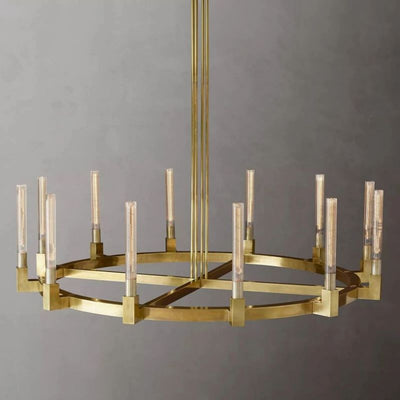 Candlestick Series Glass Chandelier