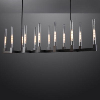 Candlestick Series Glass Chandelier