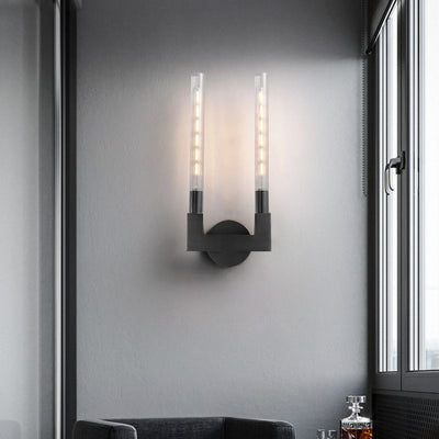 Candlestick Series Glass Wall Sconce