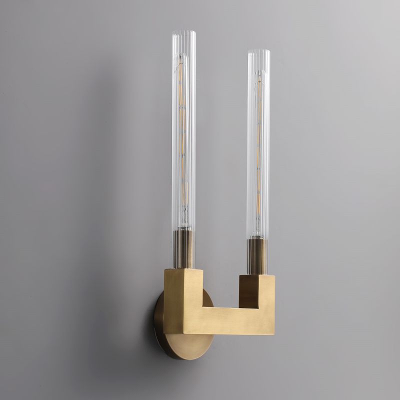 Candlestick Series Glass Wall Sconce