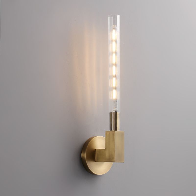 Candlestick Series Glass Wall Sconce