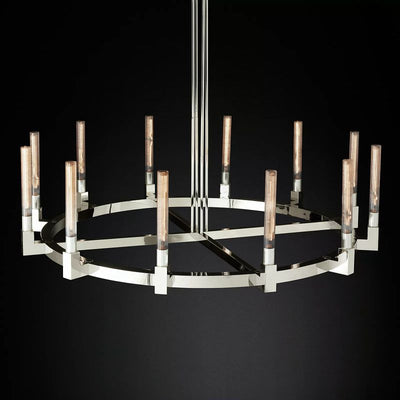 Candlestick Series Glass Chandelier