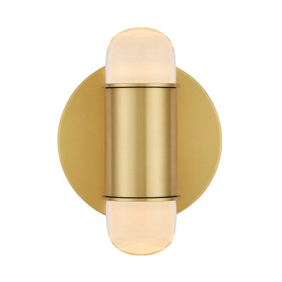 Alabaster Capsule  Wall Sconce