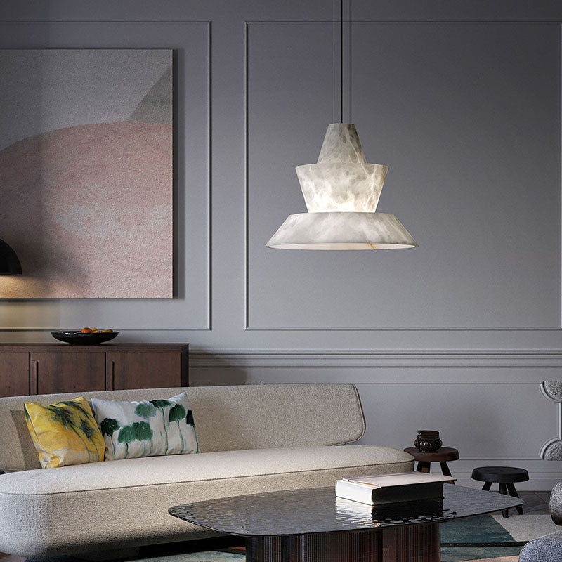 Alabaster Carol Dining Table Pendant Light