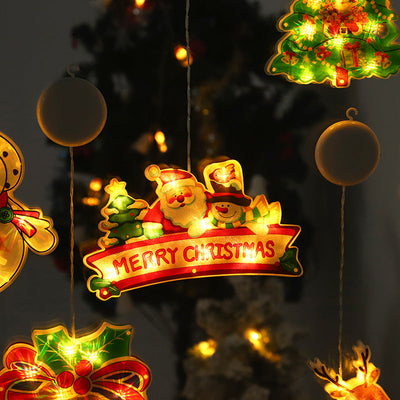 Christmas Window Suction LED Hanging Light