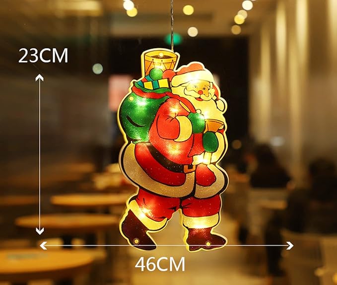 Christmas Window Suction LED Hanging Light