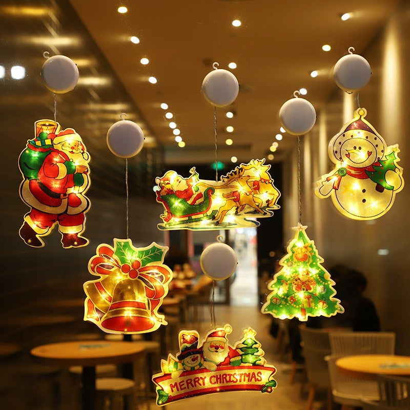 Christmas Window Suction LED Hanging Light