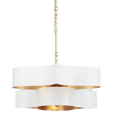 Classical Lotus 6-Light  Chandelier