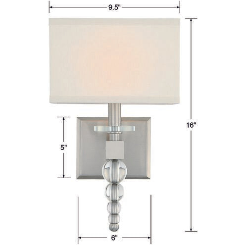 Clover 1 Light Sconce Wall Light 9.5"