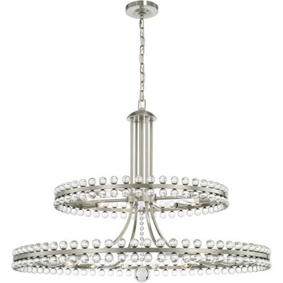 Clover 24 Light Chandelier Ceiling Light 39"