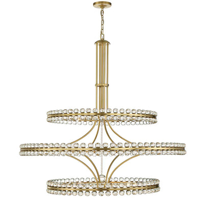 Clover 24 Light Chandelier Ceiling Light 48"