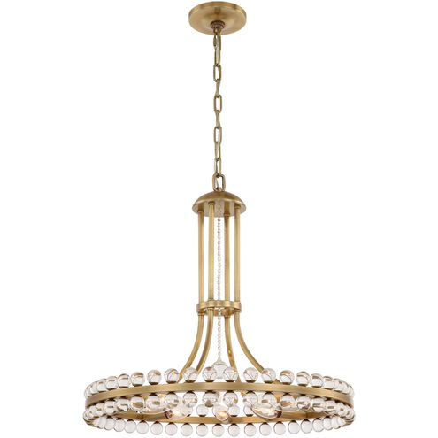 Clover 8 Light Chandelier Ceiling Light 22.5"