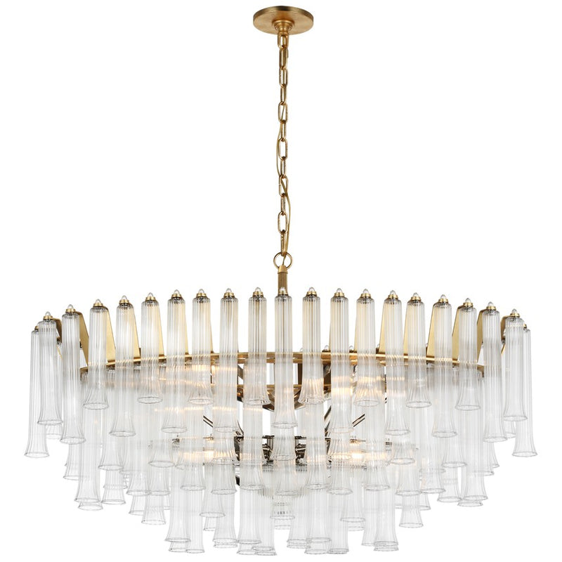 Coreli Large Oval Chandelier 40"L