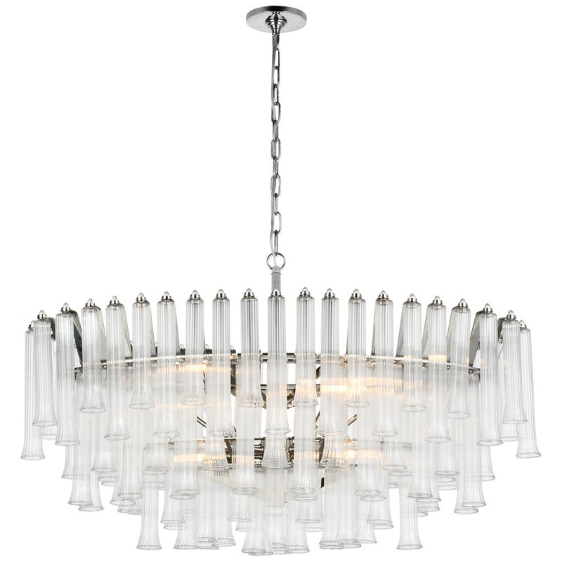 Coreli Large Oval Chandelier 40"L