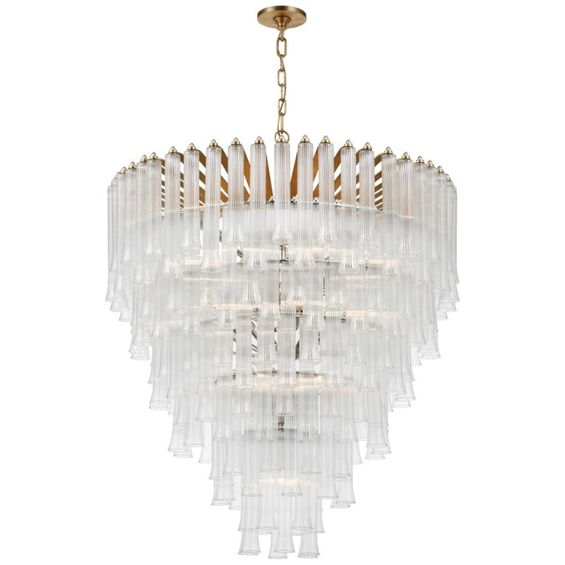 Coreli Large Waterfall Chandelier 35"D