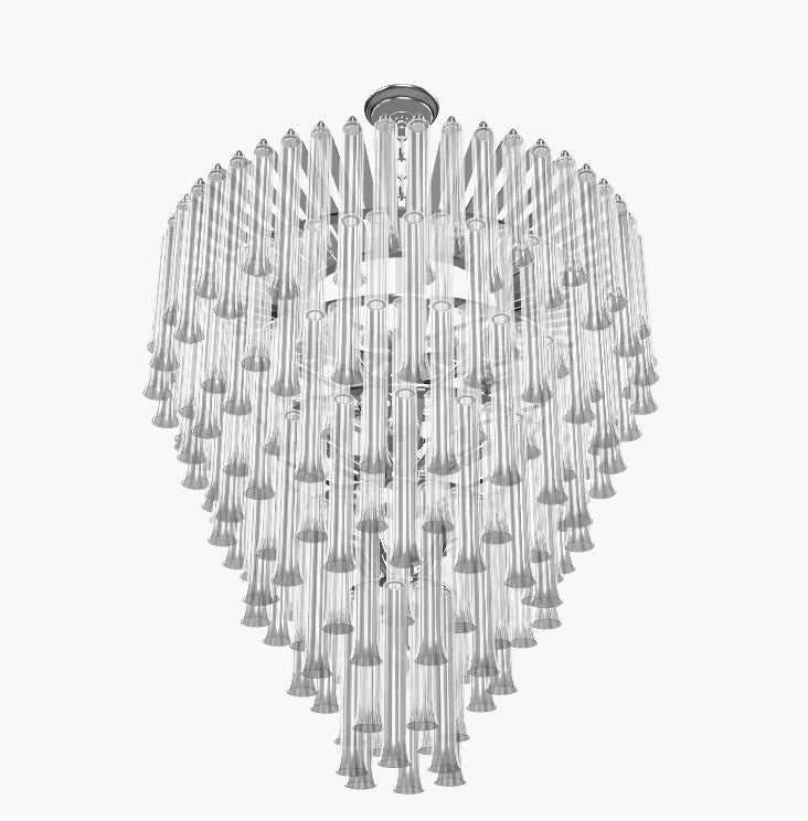 Coreli Large Waterfall Chandelier 35"D