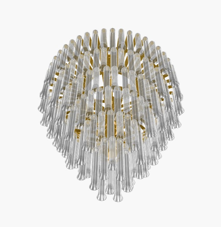 Coreli Large Waterfall Chandelier 35"D