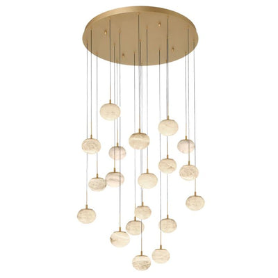 Alabaster Codri Round LED Chandelier