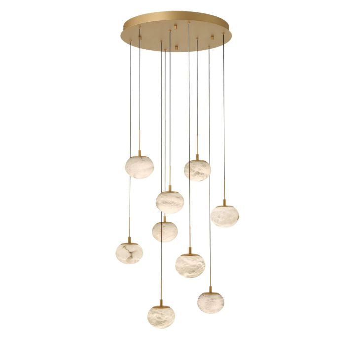 Alabaster Codri Round LED Chandelier