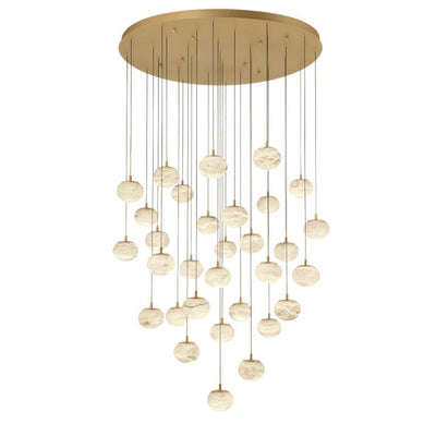 Alabaster Codri Round LED Chandelier