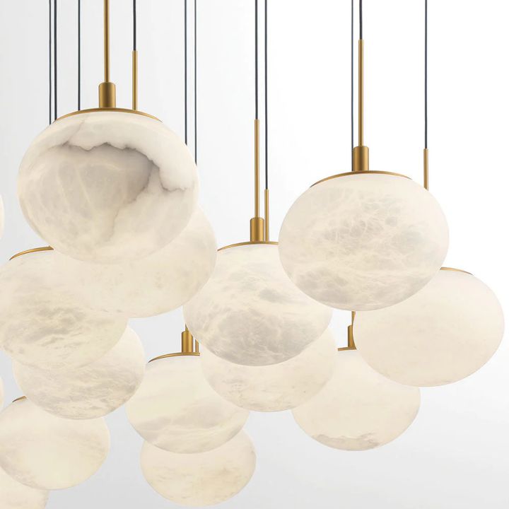 Alabaster Codri Round LED Chandelier