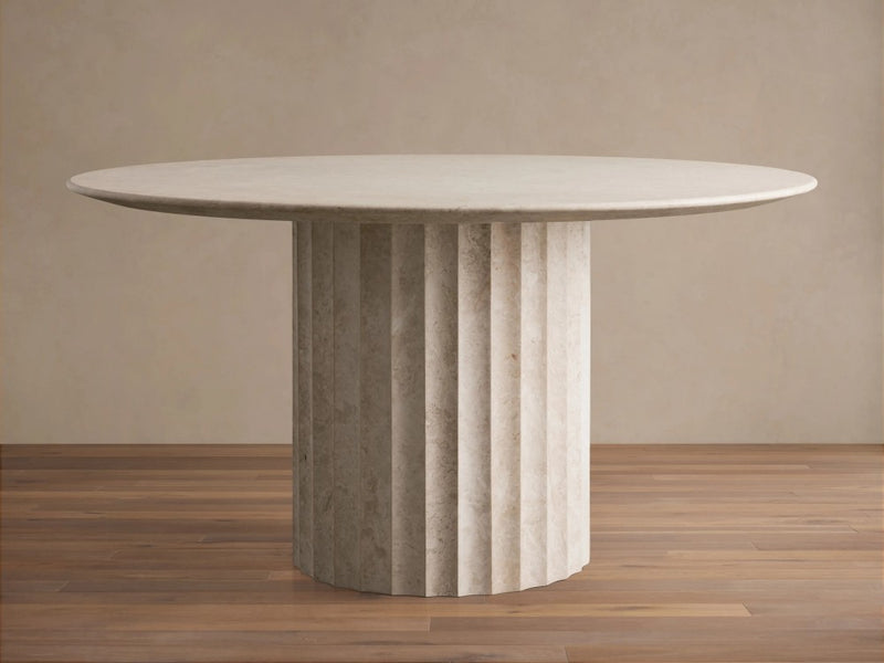 Dania Round Stone Dining Table