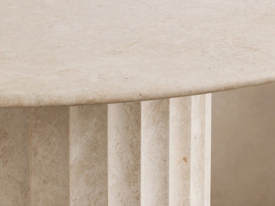 Dania Round Stone Dining Table
