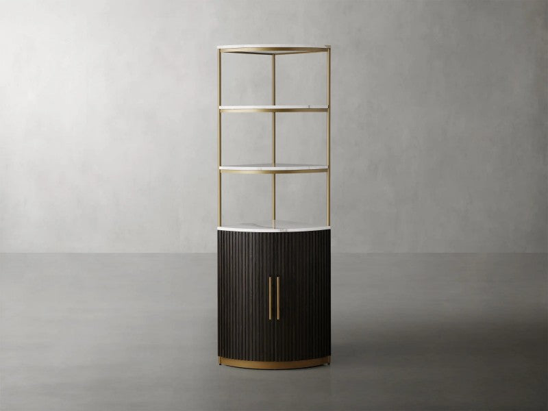 Dianie Corner Cabinet