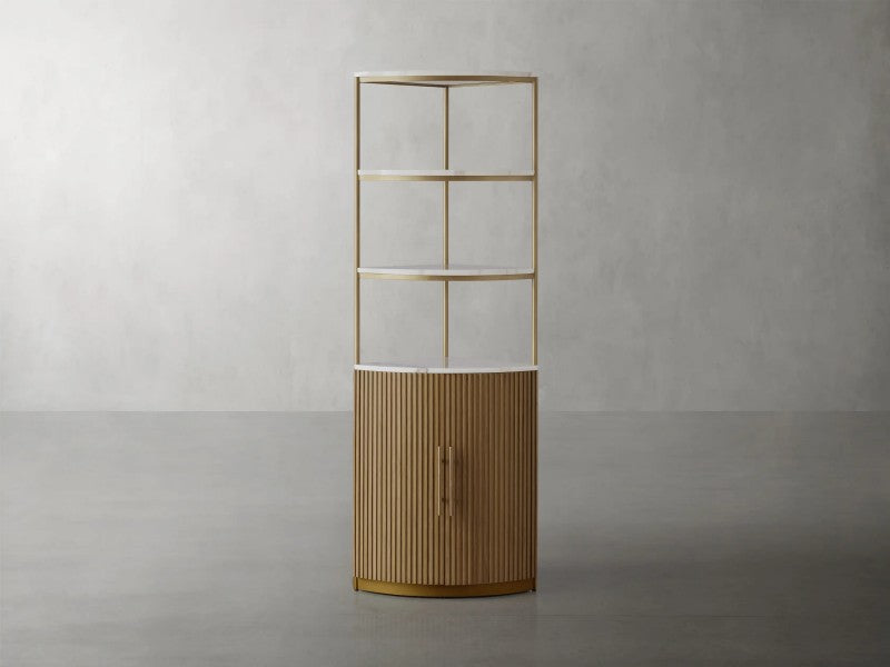 Dianie Corner Cabinet