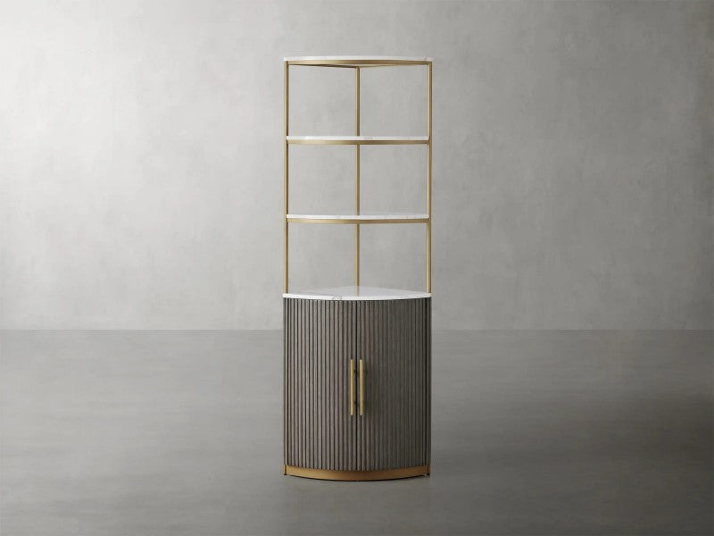 Dianie Corner Cabinet