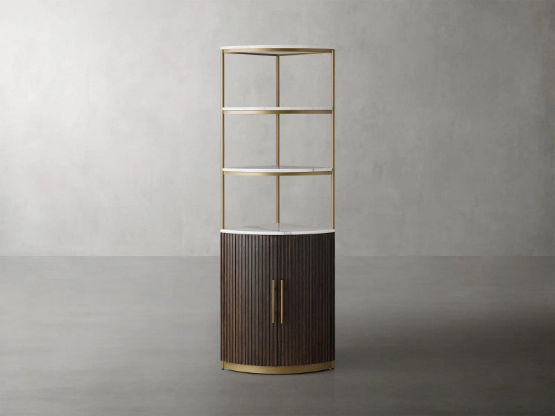 Dianie Corner Cabinet