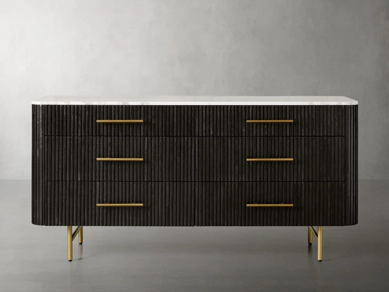 Dianie Six Drawer Dresser