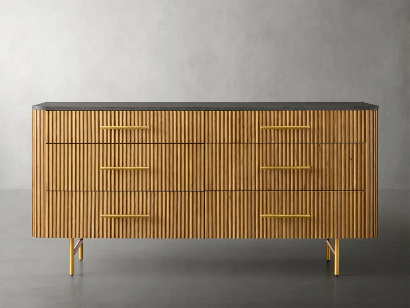 Dianie Six Drawer Dresser