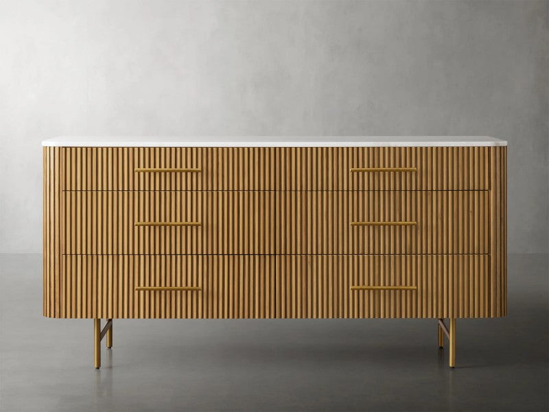 Dianie Six Drawer Dresser