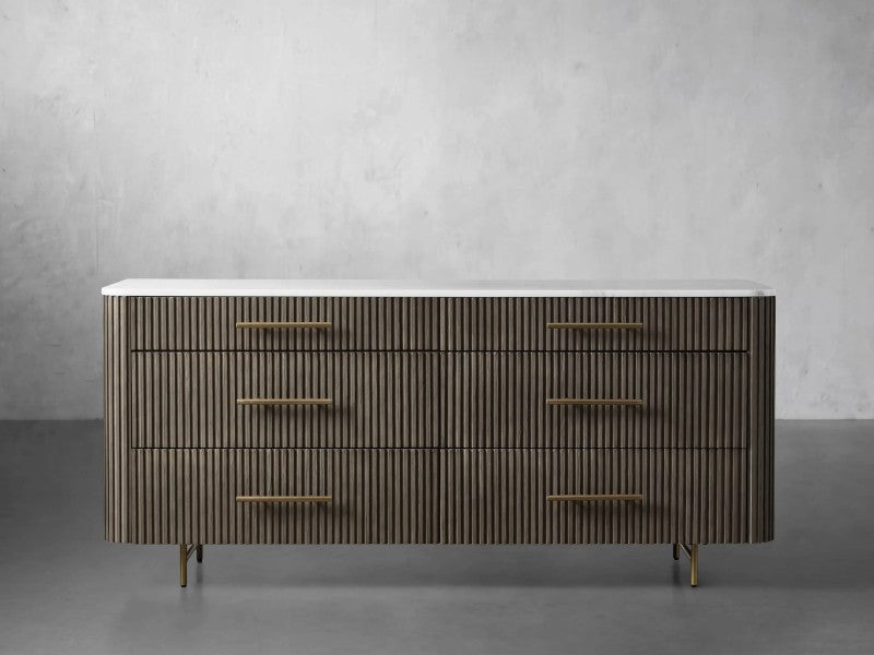 Dianie Six Drawer Dresser