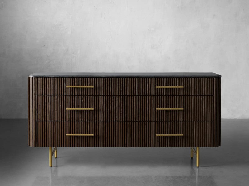 Dianie Six Drawer Dresser