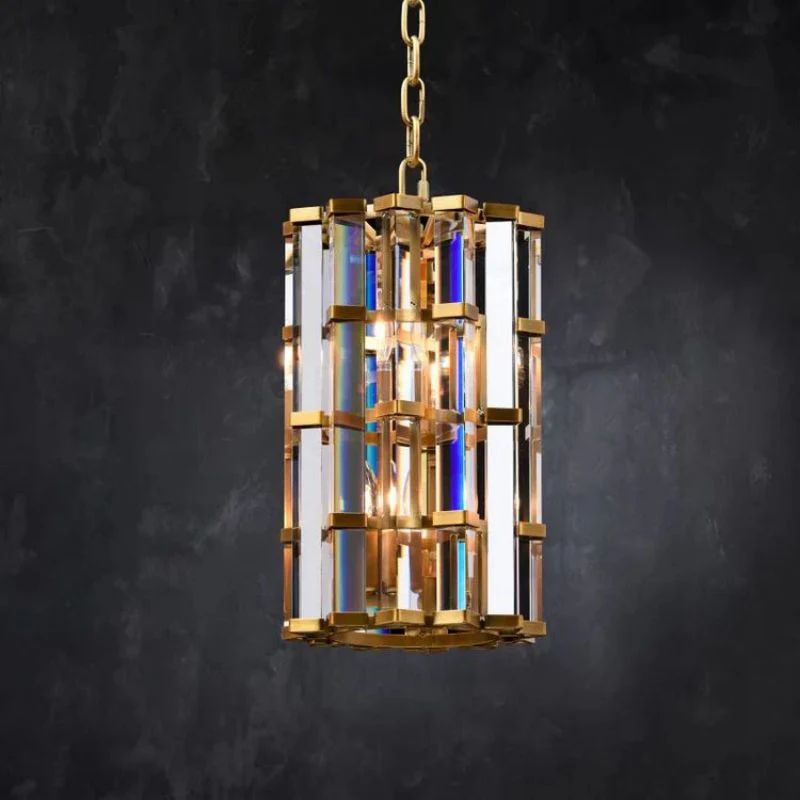 Dora Glass Round Pendant Chandelier