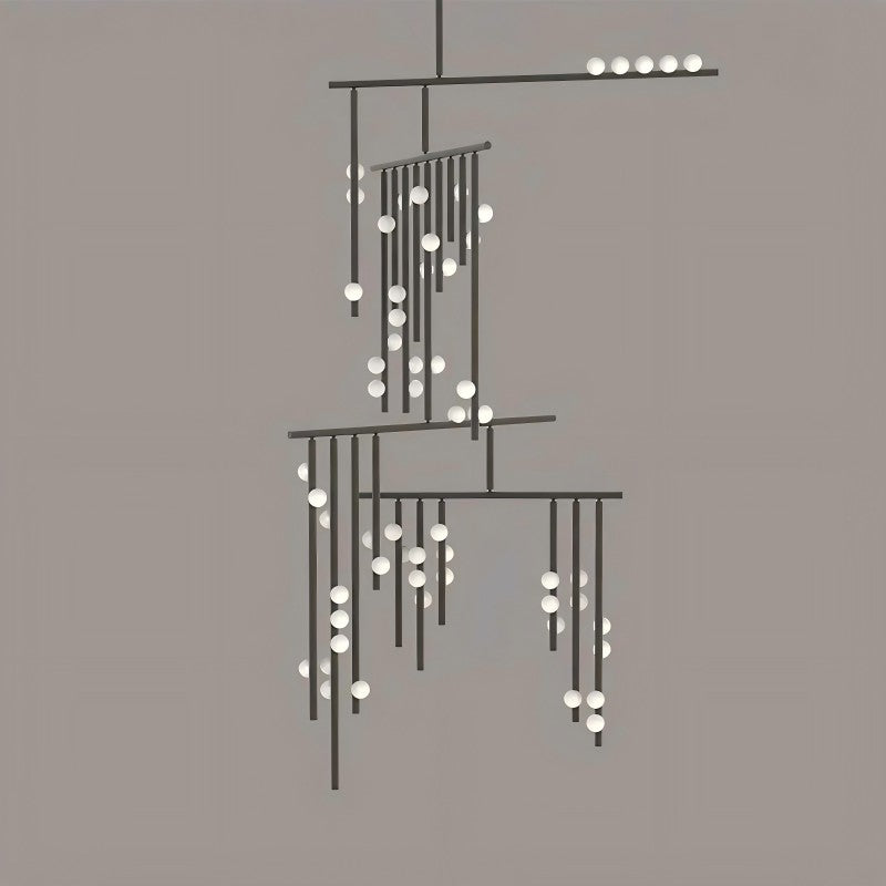 Drop System Chandelier 59 Bulbs