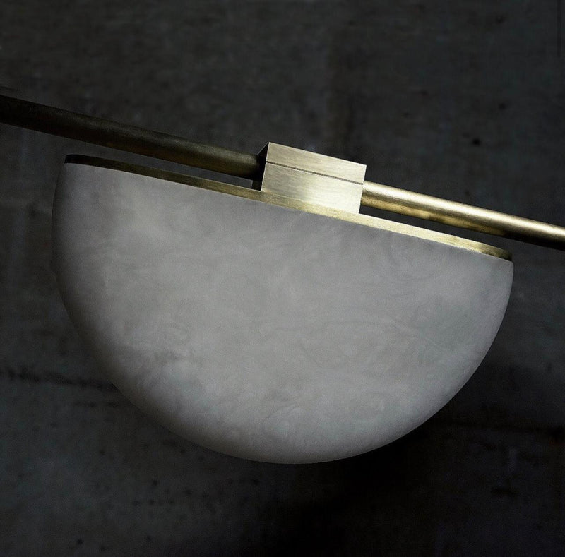 Alabaster Modern Artistic Ceiling Chandelier