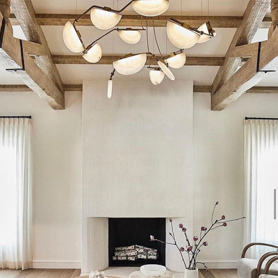 Alabaster Modern Artistic Ceiling Chandelier