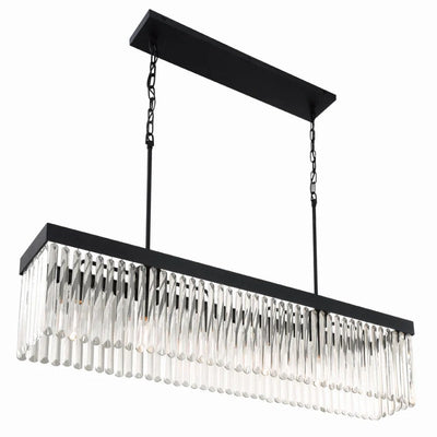 Emory 6 Lights Rectangular Chandelier