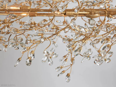 Fiore Crystal Oval Chandelier