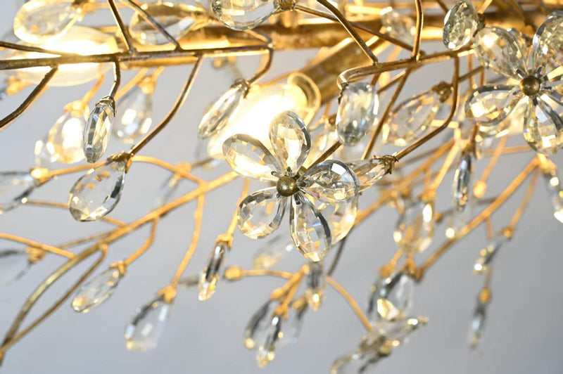 Fiore Crystal Linear Chandelier