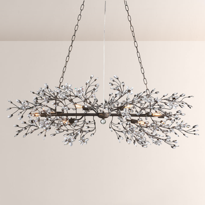 Fiore Crystal Linear Chandelier
