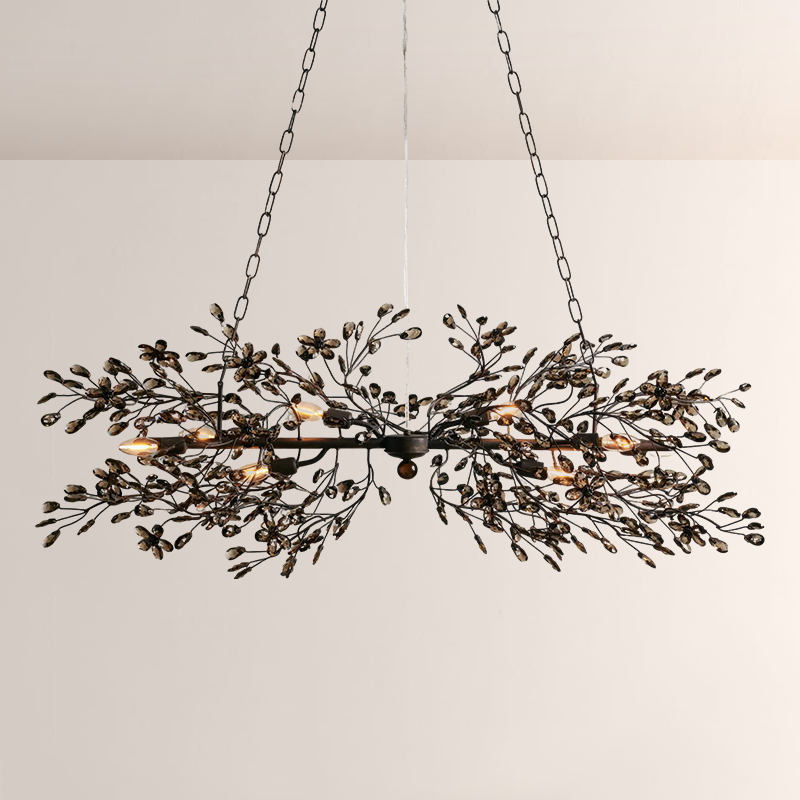 Fiore Crystal Linear Chandelier