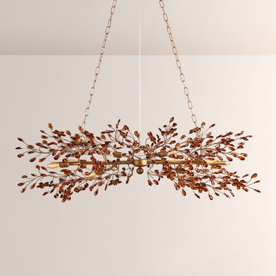 Fiore Crystal Linear Chandelier