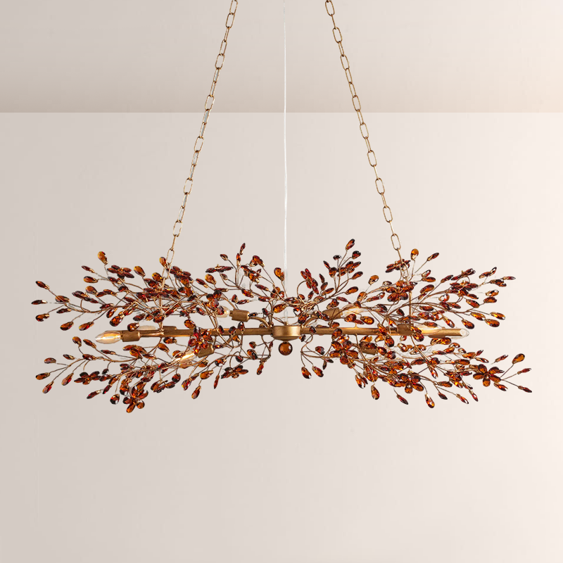 Fiore Crystal Linear Chandelier