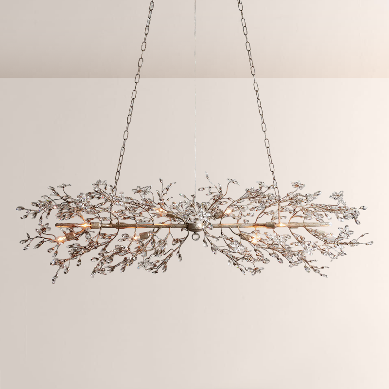 Fiore Crystal Linear Chandelier