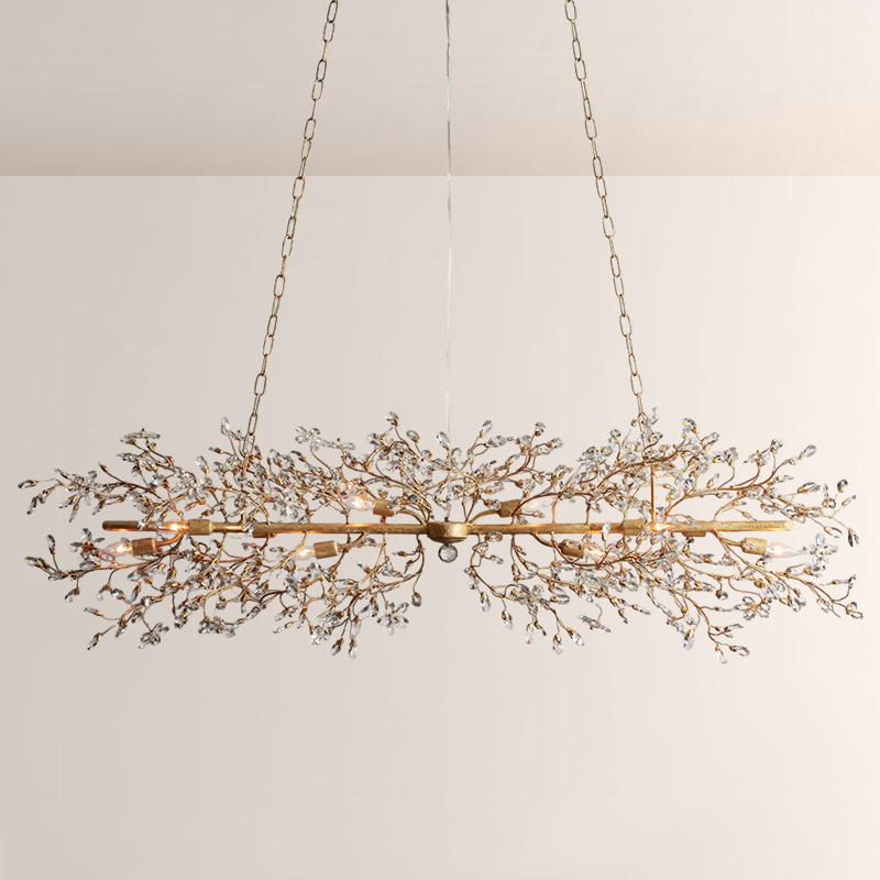 Fiore Crystal Linear Chandelier