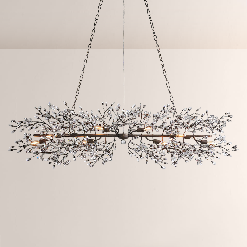 Fiore Crystal Linear Chandelier
